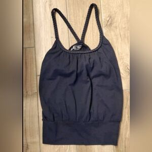 Navy Blue Victoria Secret Built in Bra top size medium